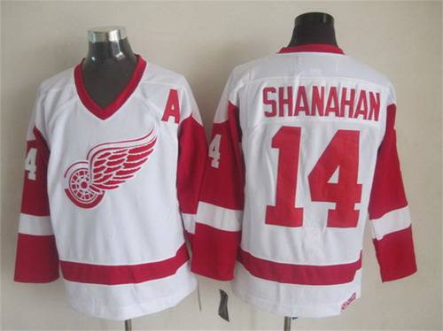 Brendan Shanahan Detroit Red Wings white Throwback jersey