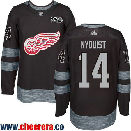 Gustav Nyquist Detroit Red Wings black jersey
