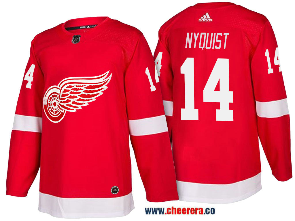 Gustav Nyquist Detroit Red Wings red Home jersey