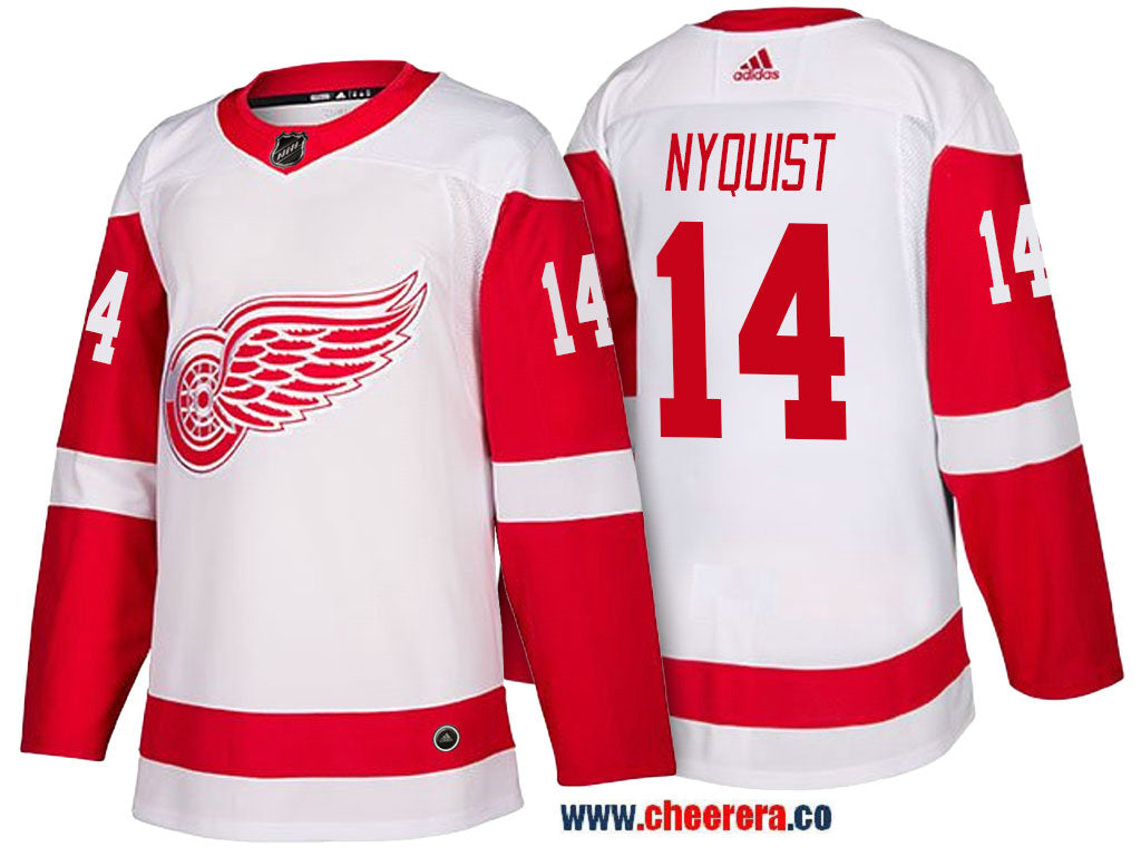 Gustav Nyquist Detroit Red Wings white jersey