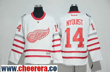 Gustav Nyquist Detroit Red Wings white Classic jersey