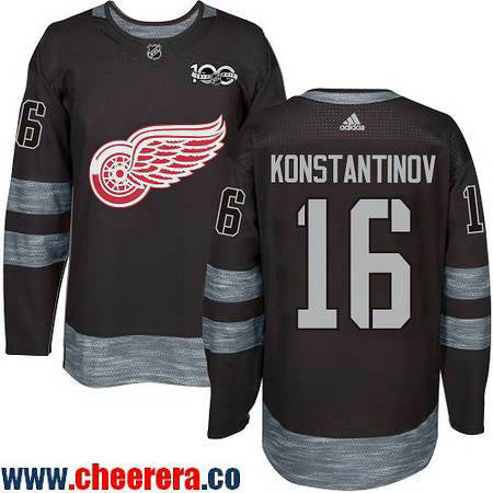 Vladimir Konstantinov Detroit Red Wings black jersey