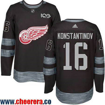 Vladimir Konstantinov Detroit Red Wings black jersey