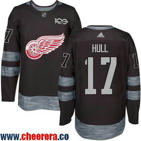Brett Hull Detroit Red Wings black jersey