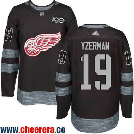 Steve Yzerman Detroit Red Wings black jersey