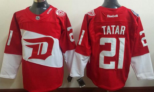 Tomas Tatar Reebok Detroit Red Wings red Stadium Series jersey