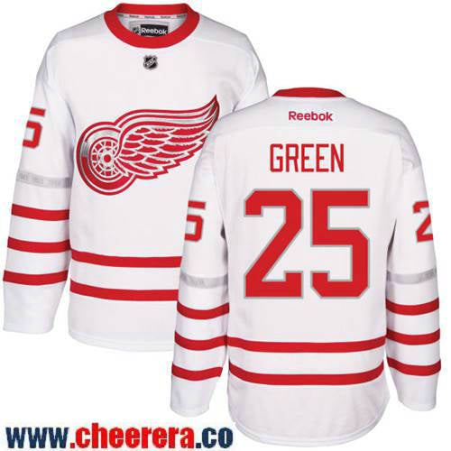 Mike Green Detroit Red Wings white Classic jersey