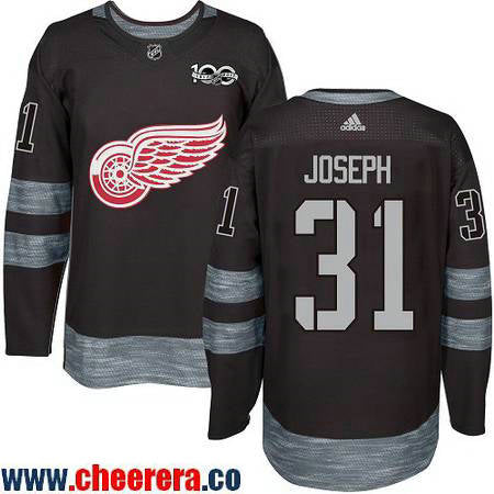 Curtis Joseph Detroit Red Wings black jersey