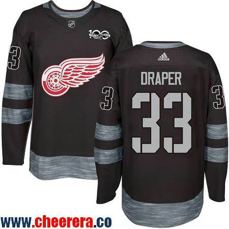 Kris Draper Detroit Red Wings black jersey