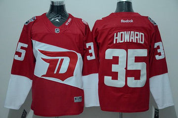 Jimmy Howard Reebok Detroit Red Wings red Stadium Series jersey