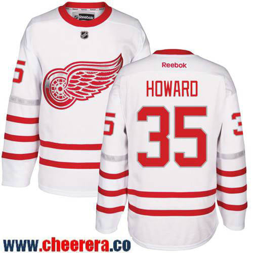 Jimmy Howard Detroit Red Wings white Classic jersey