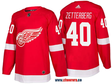 Henrik Zetterberg Detroit Red Wings red Home jersey