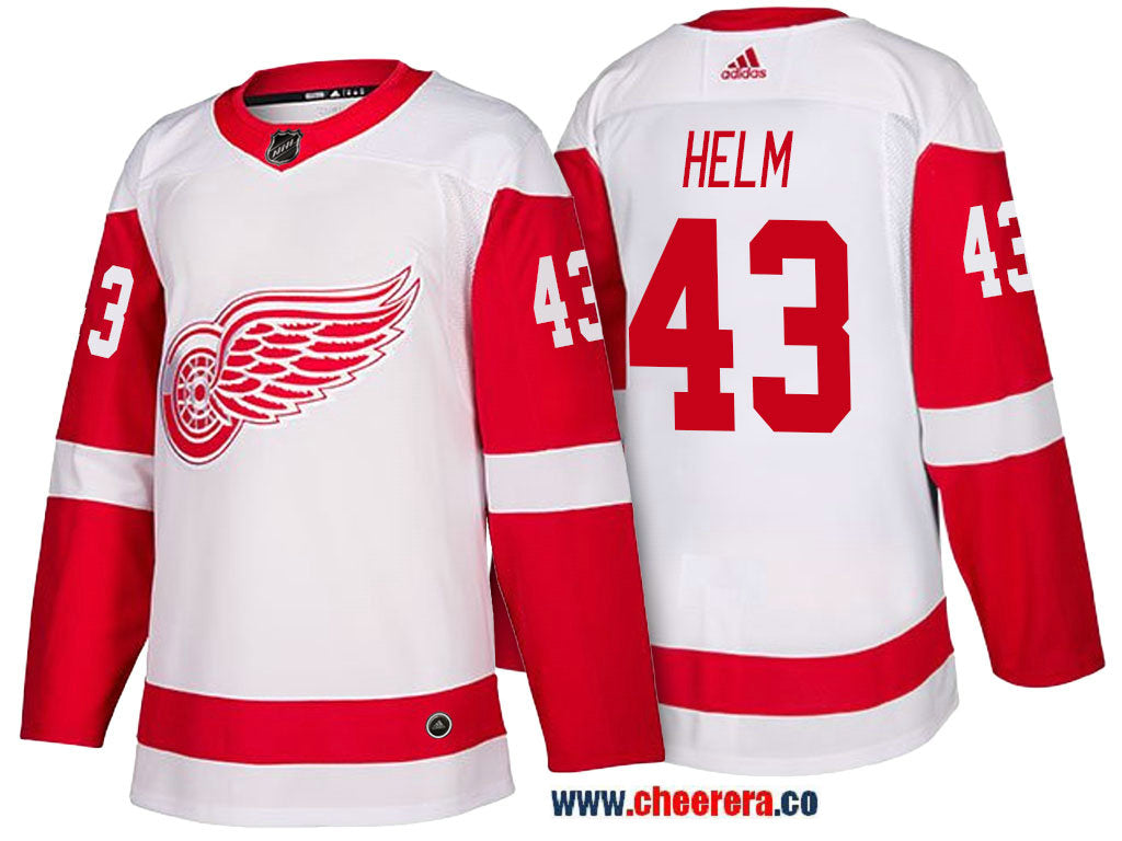Darren Helm Detroit Red Wings white jersey