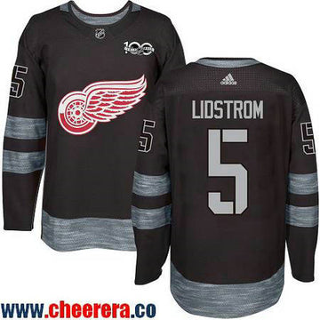 Nicklas Lidstrom Detroit Red Wings black jersey