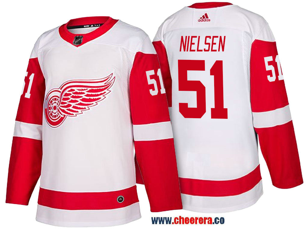 Frans Nielsen Detroit Red Wings white jersey