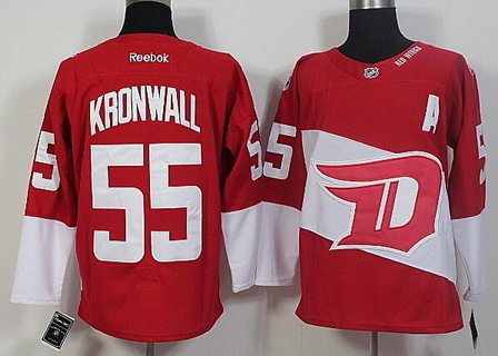 Niklas Kronwall Reebok Detroit Red Wings red Stadium Series jersey