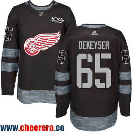 Danny DeKeyser Detroit Red Wings black jersey