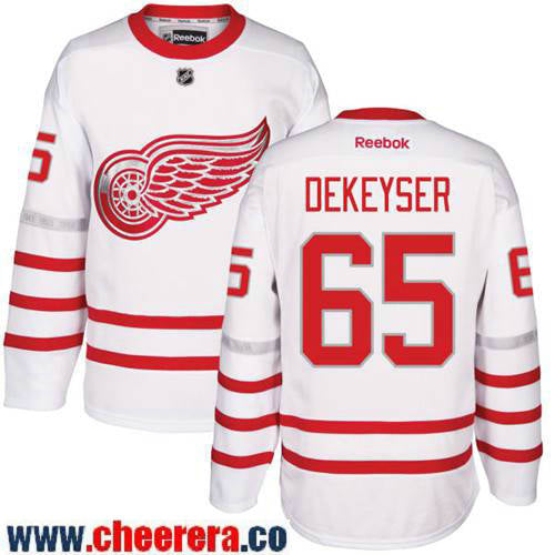 Danny DeKeyser Detroit Red Wings white Classic jersey