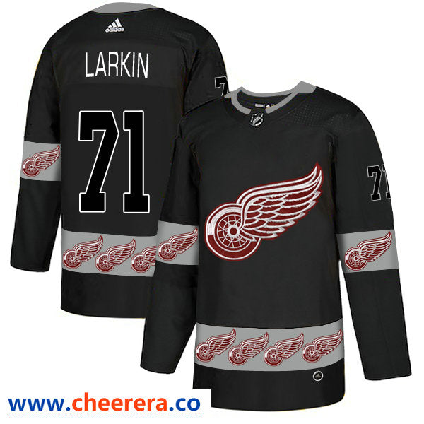 Dylan Larkin Detroit Red Wings black Fashion jersey