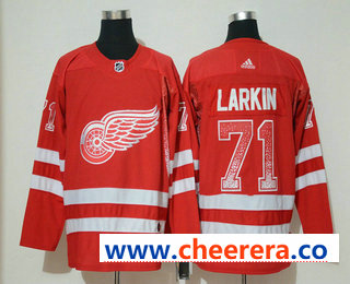 Dylan Larkin Detroit Red Wings red Fashion jersey