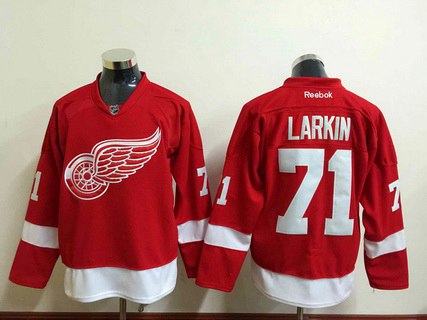 Dylan Larkin Reebok Detroit Red Wings red Home jersey