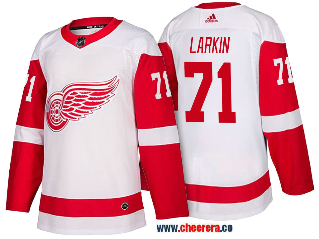 Dylan Larkin Detroit Red Wings white jersey