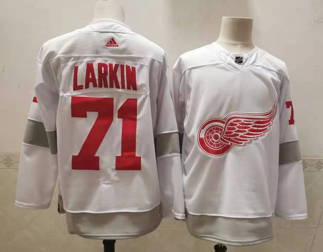 Dylan Larkin Detroit Red Wings white Alternate jersey
