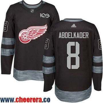Justin Abdelkader Detroit Red Wings black jersey