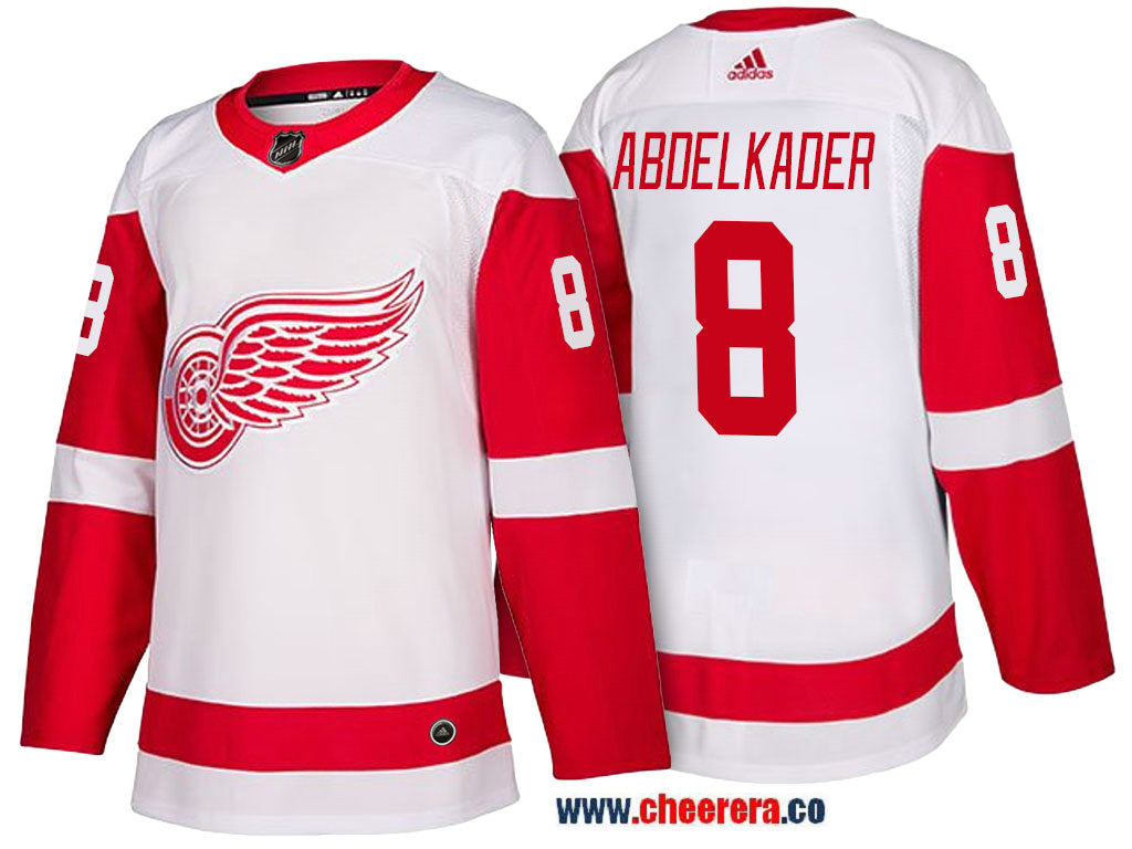 Justin Abdelkader Detroit Red Wings white jersey