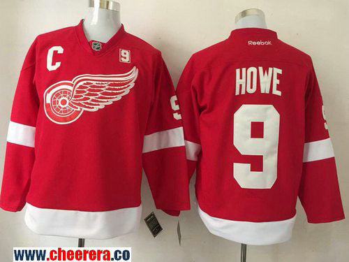 Gordie Howe Detroit Red Wings red Home jersey