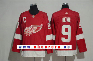 Gordie Howe Detroit Red Wings red Home jersey