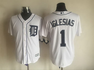Jose Iglesias Detroit Tigers white Home jersey