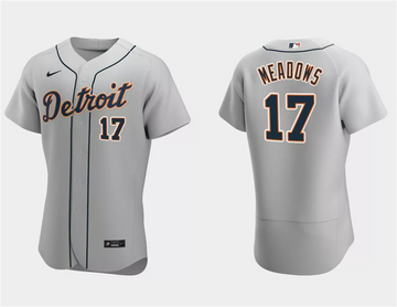 Austin Meadows Detroit Tigers gray jersey