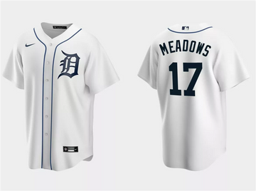 Austin Meadows Detroit Tigers white jersey