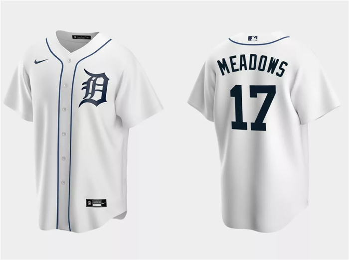 Austin Meadows Detroit Tigers white jersey