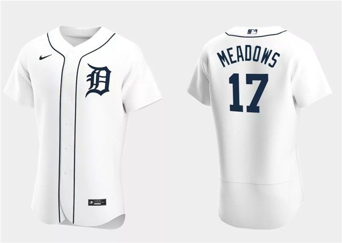 Austin Meadows Detroit Tigers white jersey