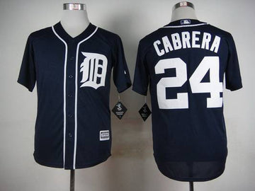 Miguel Cabrera Detroit Tigers navy jersey