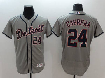 Miguel Cabrera Detroit Tigers gray jersey