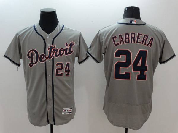 Miguel Cabrera Detroit Tigers gray jersey