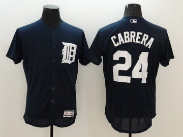 Miguel Cabrera Detroit Tigers navy jersey