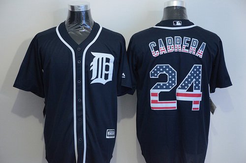 Miguel Cabrera Detroit Tigers navy Fashion jersey