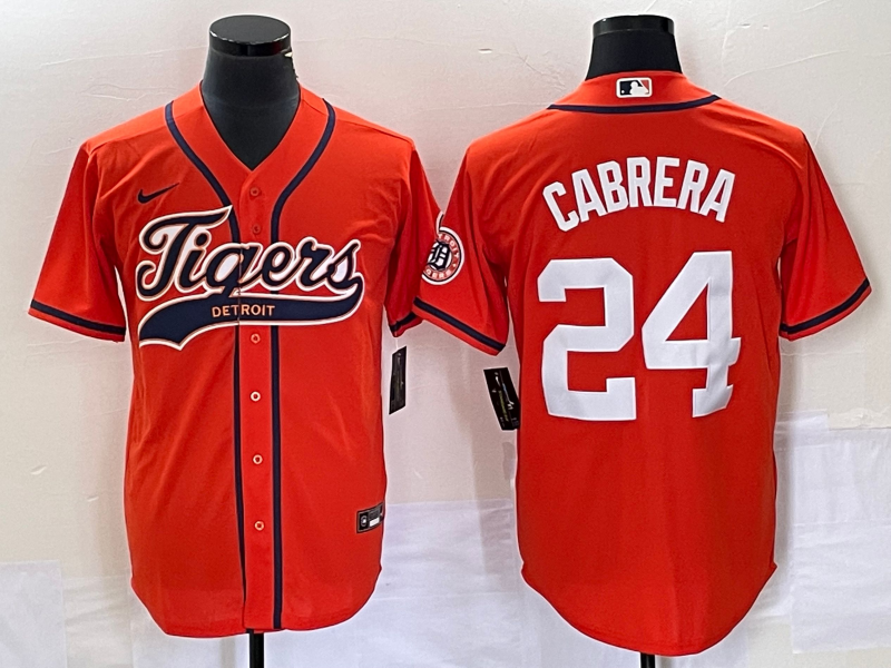 Miguel Cabrera Detroit Tigers orange jersey