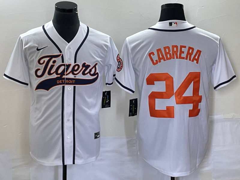 Miguel Cabrera Detroit Tigers white jersey