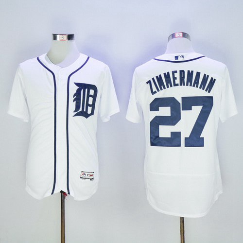 Jordan Zimmermann Detroit Tigers white Home jersey