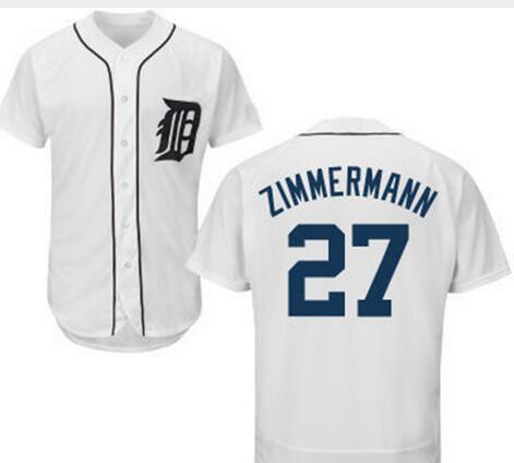Jordan Zimmermann Detroit Tigers white Home jersey