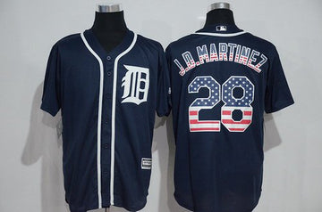 J. D. Martinez Detroit Tigers navy Fashion jersey