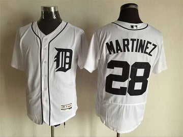 J. D. Martinez Whtie Detroit Tigers Home jersey
