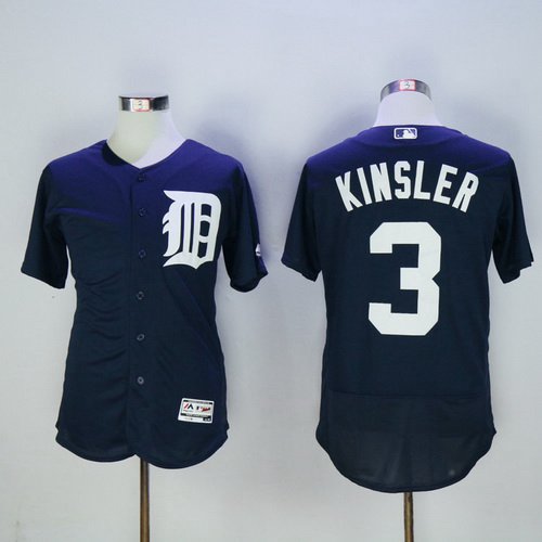 Ian Kinsler Detroit Tigers navy jersey