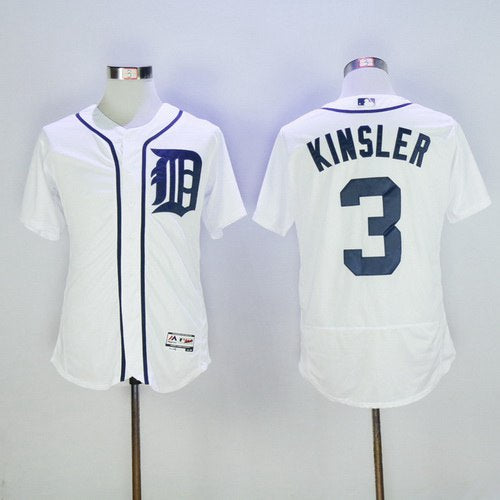 Ian Kinsler Detroit Tigers white Home jersey