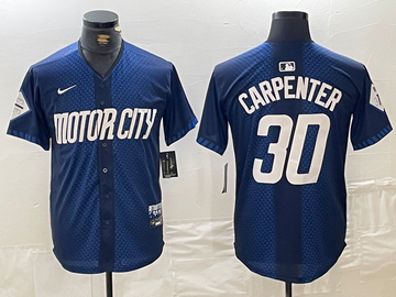 Kerry Carpenter Detroit Tigers navy City Connect jersey